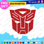 Fits White Transformer Decal Sticker Vinyl Decepticon Autobot Car Bumbleebee JDM - Image 3