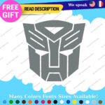 Fits White Transformer Decal Sticker Vinyl Decepticon Autobot Car Bumbleebee JDM - Image 4