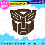 Fits White Transformer Decal Sticker Vinyl Decepticon Autobot Car Bumbleebee JDM - Image 5