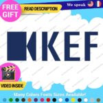 Fits KEF Decals Stickers Vinyl Speaker Sound  Bowers Tweeter Subwoofer Bookshelf - Image 11