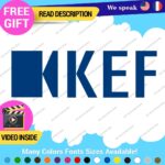 Fits KEF Decals Stickers Vinyl Speaker Sound  Bowers Tweeter Subwoofer Bookshelf - Image 12