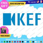 Fits KEF Decals Stickers Vinyl Speaker Sound  Bowers Tweeter Subwoofer Bookshelf - Image 13