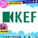 Fits KEF Decals Stickers Vinyl Speaker Sound  Bowers Tweeter Subwoofer Bookshelf - Image 15