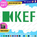 Fits KEF Decals Stickers Vinyl Speaker Sound  Bowers Tweeter Subwoofer Bookshelf - Image 16