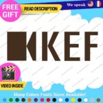 Fits KEF Decals Stickers Vinyl Speaker Sound  Bowers Tweeter Subwoofer Bookshelf - Image 19