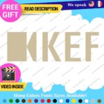 Fits KEF Decals Stickers Vinyl Speaker Sound  Bowers Tweeter Subwoofer Bookshelf - Image 20