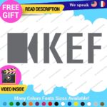 Fits KEF Decals Stickers Vinyl Speaker Sound  Bowers Tweeter Subwoofer Bookshelf - Image 21
