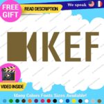 Fits KEF Decals Stickers Vinyl Speaker Sound  Bowers Tweeter Subwoofer Bookshelf - Image 22