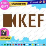 Fits KEF Decals Stickers Vinyl Speaker Sound  Bowers Tweeter Subwoofer Bookshelf - Image 23