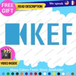 Fits KEF Decals Stickers Vinyl Speaker Sound  Bowers Tweeter Subwoofer Bookshelf - Image 24