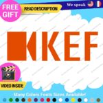 Fits KEF Decals Stickers Vinyl Speaker Sound  Bowers Tweeter Subwoofer Bookshelf - Image 7