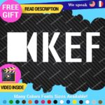 Fits KEF Decals Stickers Vinyl Speaker Sound  Bowers Tweeter Subwoofer Bookshelf - Image 27