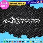 Fits Alpinestars Decals Stickers Vinyl Motocross Moto Alpine Stars Helmet MotoGP - Image 15