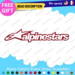 Fits Alpinestars Decals Stickers Vinyl Motocross Moto Alpine Stars Helmet MotoGP - Image 20