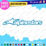 Fits Alpinestars Decals Stickers Vinyl Motocross Moto Alpine Stars Helmet MotoGP - Image 4