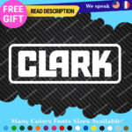 Fit Clark Decal Sticker Vinyl Forklift Lift Machinery Stacker Tractor Series Kit - Image 3