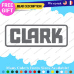 Fit Clark Decal Sticker Vinyl Forklift Lift Machinery Stacker Tractor Series Kit - Image 22