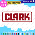 Fit Clark Decal Sticker Vinyl Forklift Lift Machinery Stacker Tractor Series Kit - Image 7