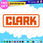 Fit Clark Decal Sticker Vinyl Forklift Lift Machinery Stacker Tractor Series Kit - Image 9