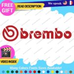 Fits Brembo Decals Stickers Vinyl Brake Wheel Caliper Part Tunning JDM Drif