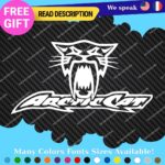 Fits Large Arctic Cat Decals Stickers Vinyl Name Snowmobile Head Sled Ski Team - Image 11