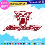 Fits Large Arctic Cat Decals Stickers Vinyl Name Snowmobile Head Sled Ski Team - Image 15