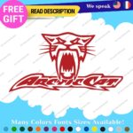 Fits Large Arctic Cat Decals Stickers Vinyl Name Snowmobile Head Sled Ski Team - Image 16