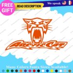 Fits Large Arctic Cat Decals Stickers Vinyl Name Snowmobile Head Sled Ski Team - Image 17