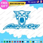 Fits Large Arctic Cat Decals Stickers Vinyl Name Snowmobile Head Sled Ski Team - Image 23