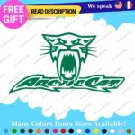 Fits Large Arctic Cat Decals Stickers Vinyl Name Snowmobile Head Sled Ski Team - Image 25