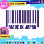 Made in Japan Decals Stickers Vinyl Barcode Car Race Drift Lowered JDM UPC Low - Image 11