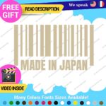 Made in Japan Decals Stickers Vinyl Barcode Car Race Drift Lowered JDM UPC Low - Image 21
