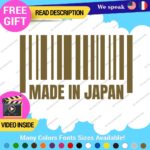 Made in Japan Decals Stickers Vinyl Barcode Car Race Drift Lowered JDM UPC Low - Image 23