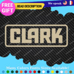 Fit Clark Decal Sticker Vinyl Forklift Lift Machinery Stacker Tractor Series Kit - Image 27