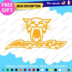 Fits Large Arctic Cat Decals Stickers Vinyl Name Snowmobile Head Sled Ski Team - Image 27