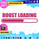 Boost Loading Decals Stickers Vinyl Car JDM Turbo Racing NOS Drift Windshield - Image 8