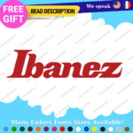 Fits Ibanez Decals Stickers Vinyl Guitar  Swoosh Jem Headstock Old Vintag Amp - Image 6