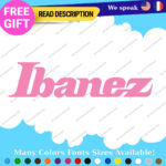 Fits Ibanez Decals Stickers Vinyl Guitar  Swoosh Jem Headstock Old Vintag Amp - Image 9