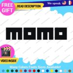 Fits Momo italy Rally Rims Wheels Steering Decals Stickers Vinyl Racing Corse - Image 3