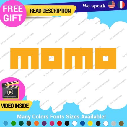 Fits Momo italy Rally Rims Wheels Steering Decals Stickers Vinyl Racing Corse