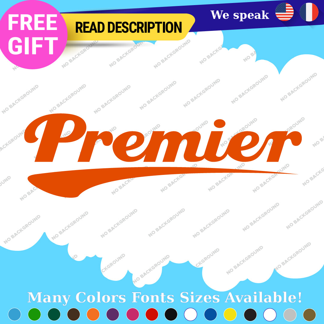 Fits Premier Drum Decal Stickers Vinyl Bass Music Tom Snare Cymbal Percusion Set 297353865080 Fits Premier Drum Decal Stickers Vinyl Bass Music Tom Snare Cymbal Percusion Set - Image 1