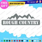 Fits Rough Decals Stickers Vinyl Country Suspension Truck Off Road 4x4 Lift Jack - Image 14