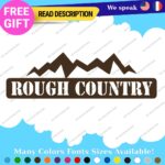 Fits Rough Decals Stickers Vinyl Country Suspension Truck Off Road 4x4 Lift Jack - Image 15