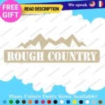 Fits Rough Decals Stickers Vinyl Country Suspension Truck Off Road 4x4 Lift Jack - Image 16