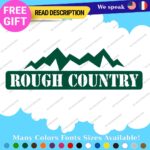 Fits Rough Decals Stickers Vinyl Country Suspension Truck Off Road 4x4 Lift Jack - Image 21