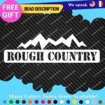 Fits Rough Decals Stickers Vinyl Country Suspension Truck Off Road 4x4 Lift Jack - Image 23