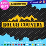 Fits Rough Decals Stickers Vinyl Country Suspension Truck Off Road 4x4 Lift Jack - Image 24