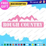 Fits Rough Decals Stickers Vinyl Country Suspension Truck Off Road 4x4 Lift Jack - Image 5
