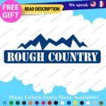 Fits Rough Decals Stickers Vinyl Country Suspension Truck Off Road 4x4 Lift Jack - Image 8