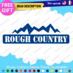 Fits Rough Decals Stickers Vinyl Country Suspension Truck Off Road 4x4 Lift Jack - Image 10